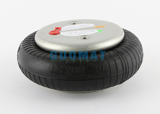 FS 200-10 CI مفردة هواء ملتف زنبرك G1 / 4 أكياس هواء مطاطية صناعية لآلة الورق