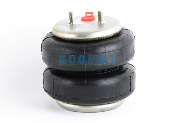 مزدوج ملتف من Firestone Air Spring Bellow 255-1.5 Air Connection 3 / 8NPT وسائد هوائية مطاطية