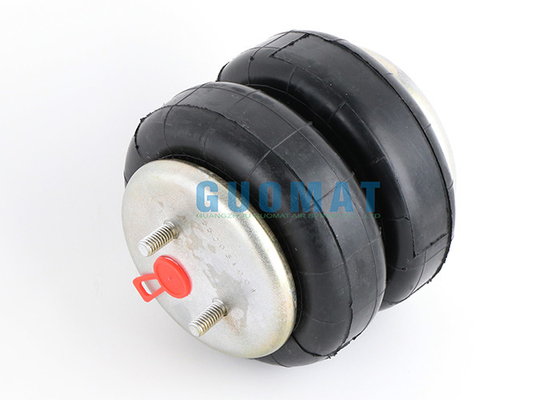 مزدوج ملتف من Firestone Air Spring Bellow 255-1.5 Air Connection 3 / 8NPT وسائد هوائية مطاطية
