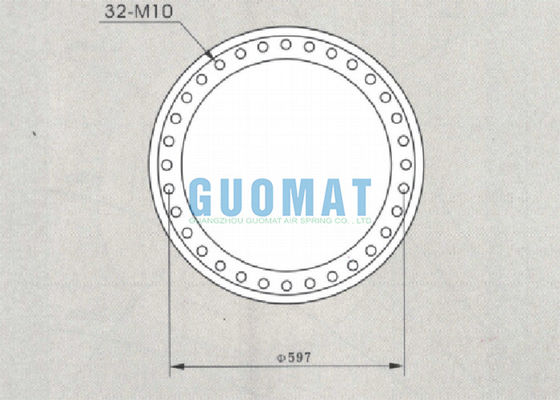W01-358-7304 فايرستون 321 نوع الزنبرك الهوائي الصناعي الثلاثي الملتوي