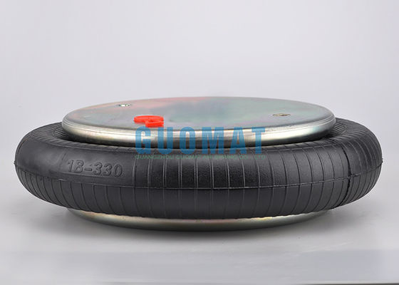 المرجع FS330-11 CI Contitech Single Convolution Air Actuator 1 / 4NPTF Gas Hole Rubber Air Spring
