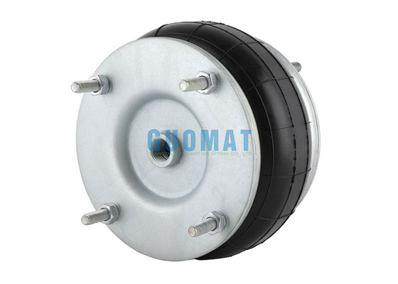 FS 138-8 DS زنبرك هوائي للتعليق الصناعي 8 × 1 وسادة هوائية مطاطية واحدة مع حلقة شفة