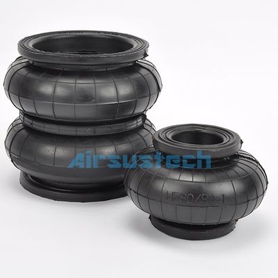 HF80/90-1 Air Spring Bellows Air Bag Double Convoluted Rubber Air Shock Absorption (حافظة هواء من الربيع الهوائي) حقيبة هواء من المطاط مزدوجة الدوال