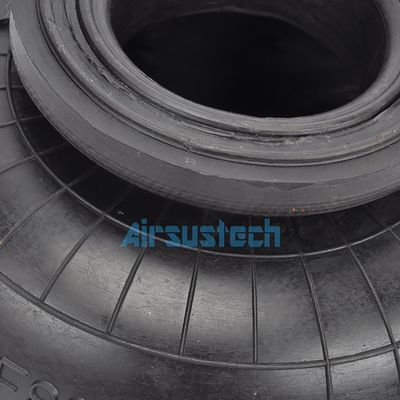 HF80/90-1 Air Spring Bellows Air Bag Double Convoluted Rubber Air Shock Absorption (حافظة هواء من الربيع الهوائي) حقيبة هواء من المطاط مزدوجة الدوال