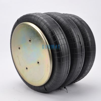 الربيع الهوائي الصناعي 4xM10 المسمار GUOMAT NO. 3B7383-3/8 Bellow No.3B383 القطر الطبيعي 351mm