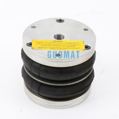 Dunlop الربيع الهوائي الملتف مزدوج 4 1/2X2 مطاطي مع لوحة الألومنيوم