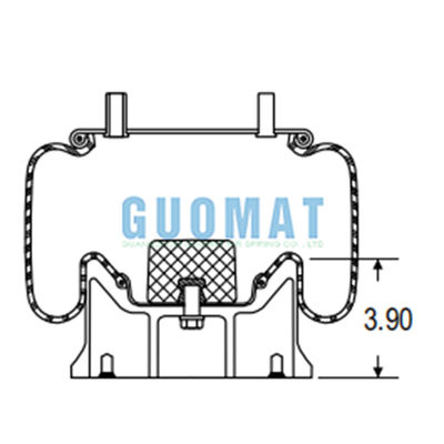 W01-358-8723 Firestone 1T17B-5 عاصفة تعليق هوائي نشط للشاحنة تقليل الصدمة