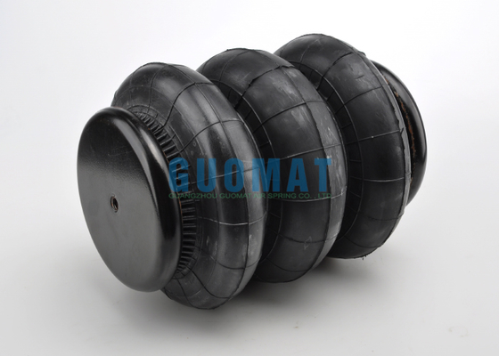 الربيع الهوائي الملتف ثلاثي 117mm-460mm ضربة المطاط الصناعي الصدمة الهوائية لالتقاط