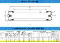 Punch Press Rubber Air Bag / Guomat F-400-2 تشير إلى Yokohama S-400-2 Double Air Spring