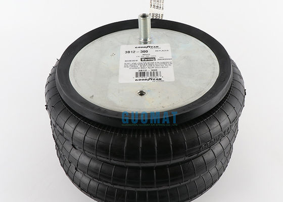 Goodyear 3B12-300 نظام التعليق الزنبركي الهوائي منفاخ ثلاثي الأكياس الهوائية الملتوية LOAD GUARD SC2130