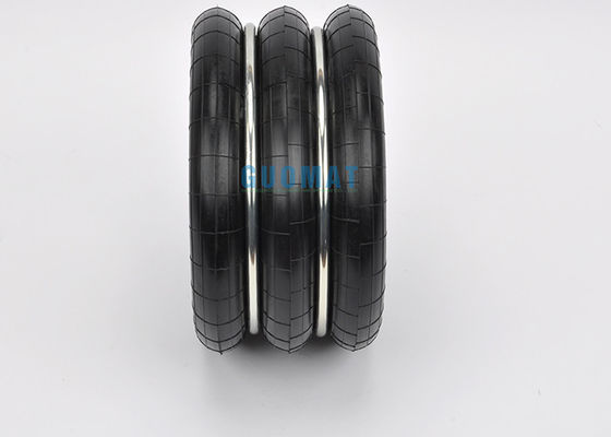 دائم الربيع الهواء الصناعي الثلاثي المطاط الملتوي استبدال وسادة هوائية تعليق ركوب الهواء