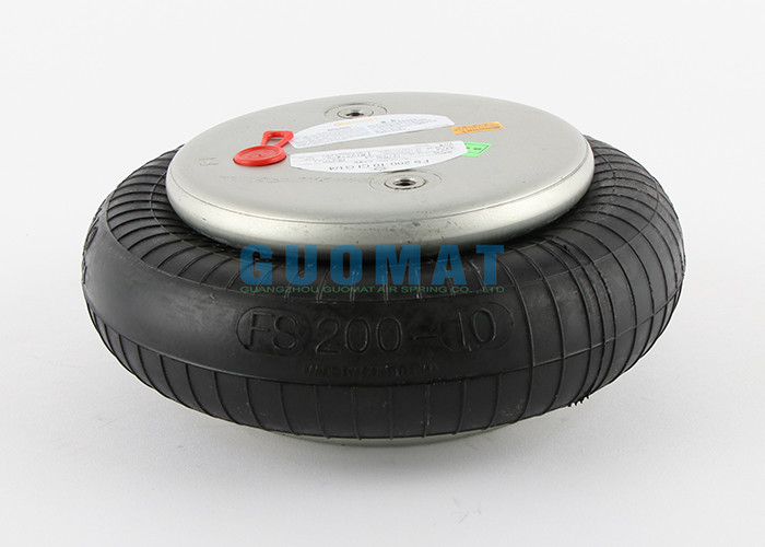 FS 200-10 CI مفردة هواء ملتف زنبرك G1 / 4 أكياس هواء مطاطية صناعية لآلة الورق