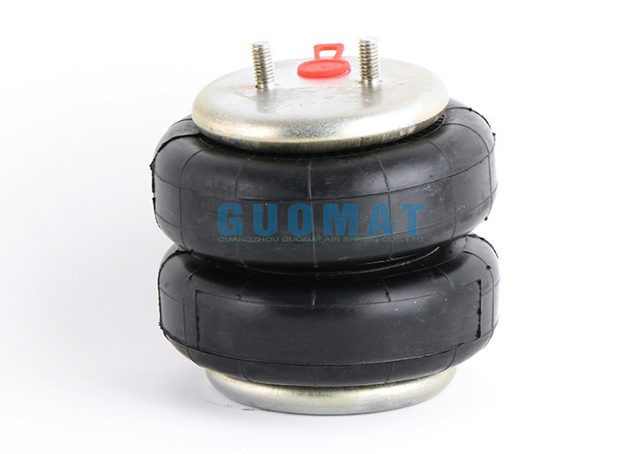 مزدوج ملتف من Firestone Air Spring Bellow 255-1.5 Air Connection 3 / 8NPT وسائد هوائية مطاطية