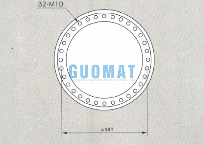 W01-358-7304 فايرستون 321 نوع الزنبرك الهوائي الصناعي الثلاثي الملتوي