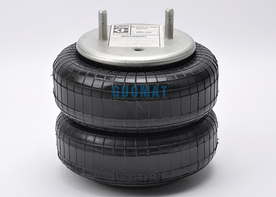 منفاخ مطاطي مزدوج من النوع الملتوي بنظام تعليق زنبركي 2B9-250 وسادة هوائية Goodyear