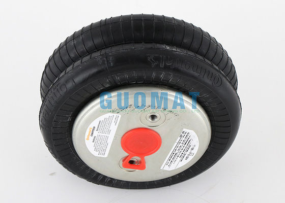 FD120-17 CI حقيبة تعليق الهواء المطاطية الطبيعية المزدوجة من Contitech Air Spring مع لوحات مجعد