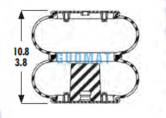 2B9-201 غوديار ثقيلة الوظيفة الرياح الربيع W01-358-6935 Firestone ثنائي الوقود أكياس الهواء
