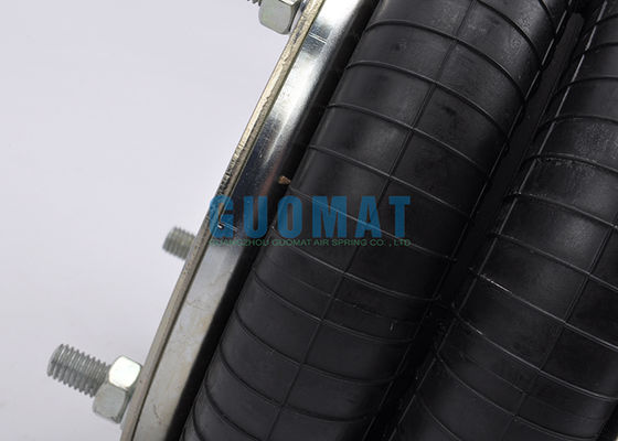 زنبرك هوائي مزدوج ملتوي 8 × 2 بوصة M/31082 نورغرين، منفاخ هواء مطاطي بمسافة حركة 175 مم