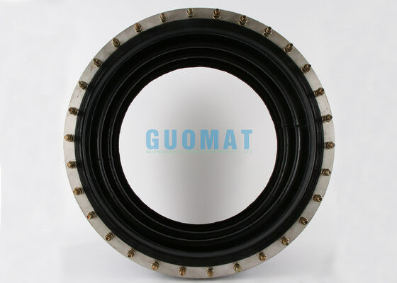 W01-358-9603 زنبرك هوائي بشفة فايرستون 348-3 نمط صدمة هوائية صناعية ثلاثية التموج