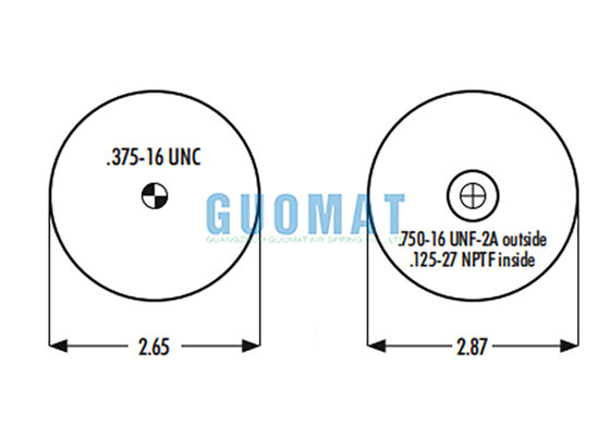 غودير 1S4-007 مطاطية كيس الهواء التعليق W023587001 Firestone شاحنة سيارة أجرة كيس الهواء استبدال