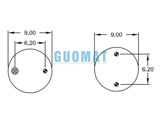 FT 330-29 703 أكياس الهواء الصناعية للشركات W01-358-7990 Firestone