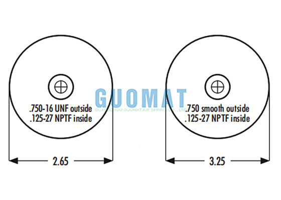 1S4-067 كاب نابض هوائي جودير ASC-08-7-137 استبدال كيس هواء نظام التعليق للشاحنات
