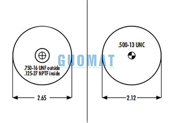 1S5-006 Goodyear Sleeve Air Spring ASC-08-7-005 For Truck Cab Air Suspension
