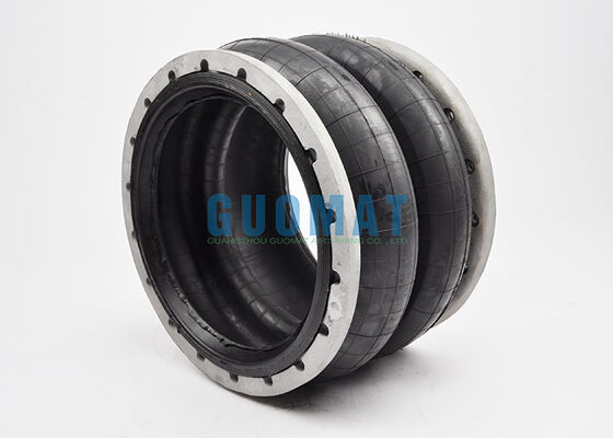 W01-358-7191 Firestone Flange Air Spring 28 Style الرقبة المضغوطة الرقبة الخواتم الحبة الألومنيوم أكياس الهواء المطاطية