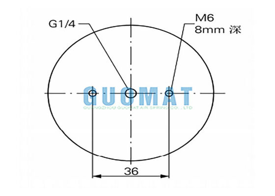2 3/4 " x 2 مطاطي بيلو FD 22-4 DI CR Contitech الدقة الاهتزاز العزل كيس الهواء