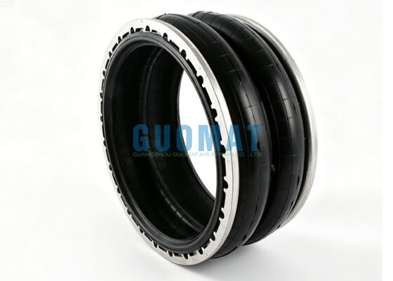 215 Double Air Bellow W01-358-7230 Firestone Air Spring رقبة مزدوجة من الألومنيوم