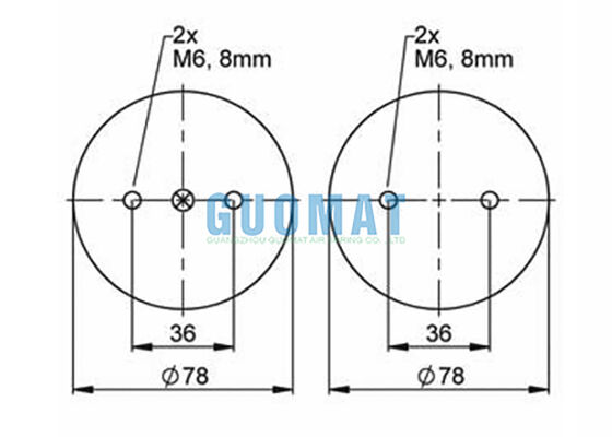 FD 22-4 DI CR Contitech المطاط الصناعي الربيع الهوائي EB-80-45 FESTO أسطوانة