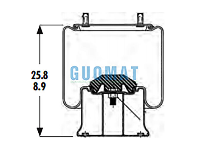 1R14-201 Goodyear نوابض هوائية لشاحنات الخدمة الشاقة 566-28-3-020 نظام تعليق هوائي