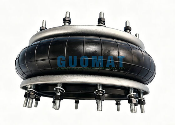W01-358-7023 Firestone النوع الملتوي Air Spring Style 19 عملية اللحام Flange كيس الهواء المطاطي