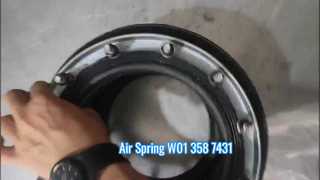 نوابض هوائية من Firestone W01-358-7431 ملفوفة مزدوجة